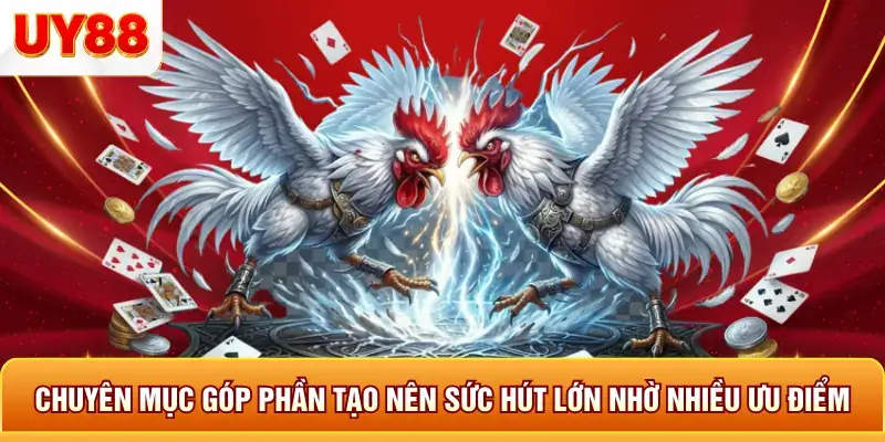 Chuyên mục góp phần tạo nên sức hút lớn nhờ nhiều ưu điểm