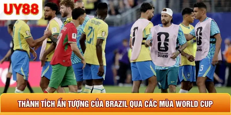Thành tích ấn tượng của brazil qua các mùa world cup