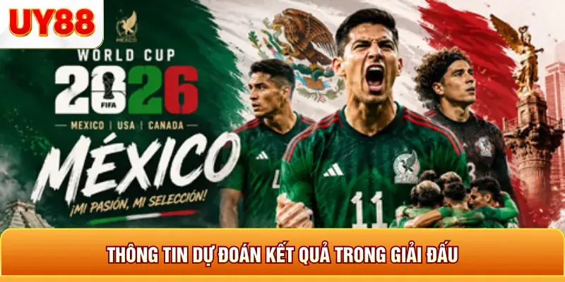 Thông tin dự đoán kết quả trong giải đấu